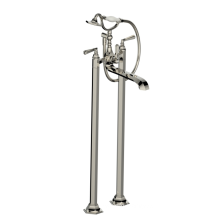 Vintage Free Standing Tub Filler With Shower Set